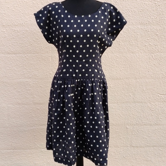 closet polka dot dress